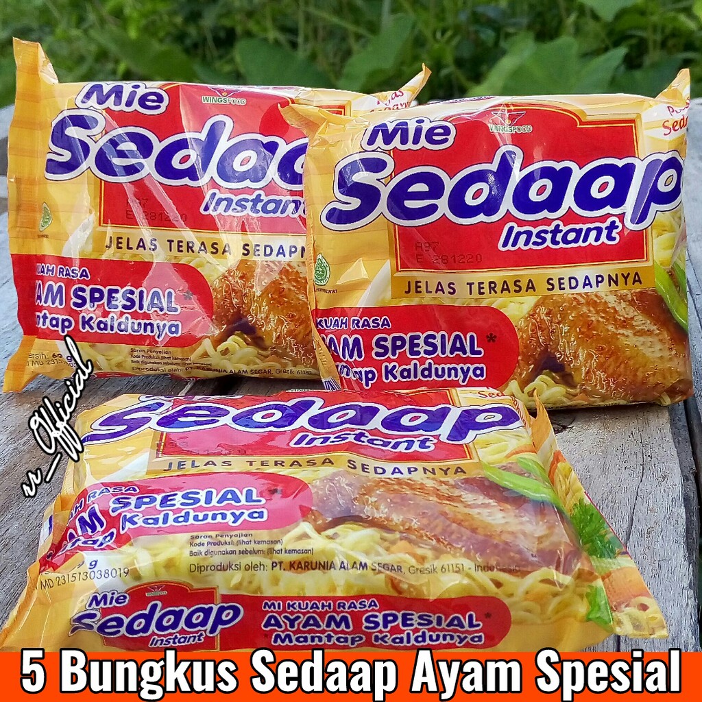 

5 Bungkus Sedaap Mie Ayam Spesial