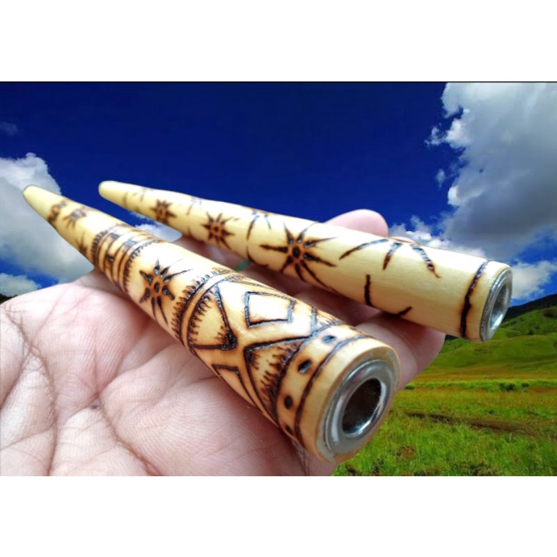 PIPA ONCE KAYU KOPI MOTIF