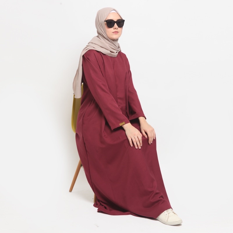 Abaya Turkey - BASIC Abaya Polos - Fashion Muslim Trendy