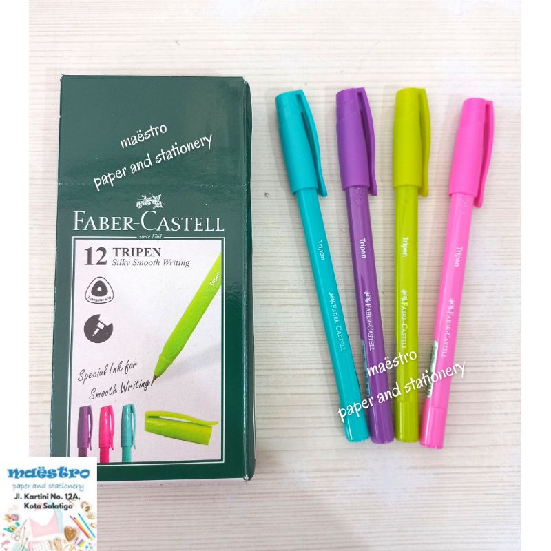 

Bolpen Faber-Castell Tripen 0.7mm / Bolpen Fabercastell / Pena Murah