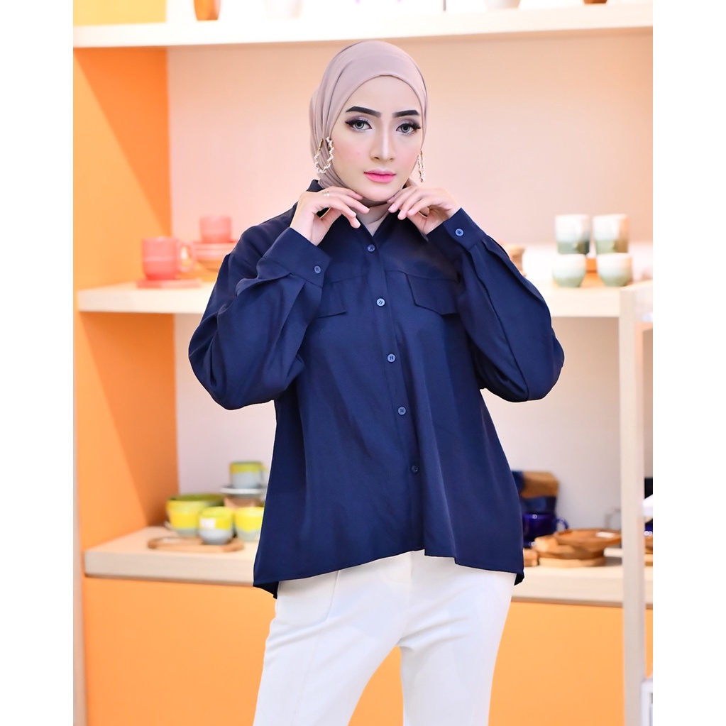 KEMEJA BLOUSE SHAKILA IMPOR PREMIUM TERBARU