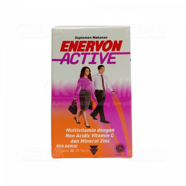 Enervon Active 30 Tablet / Vitamin / Vitamin C / Suplemen / Daya Tahan Tubuh