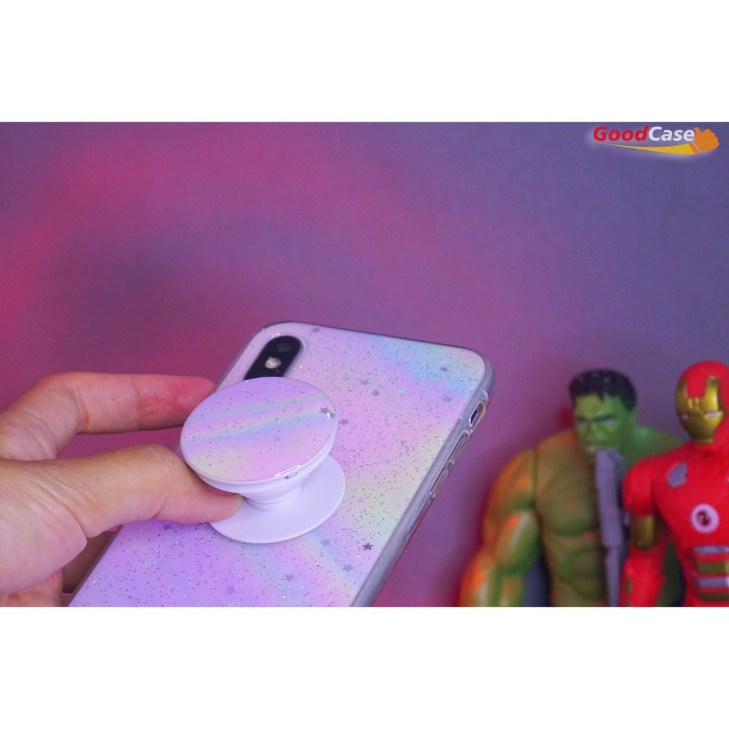 GoodCase - Case Vivo Y19/ U3 | Y20 | Y81 Softcase Rainbow Plus Holder Popsocket