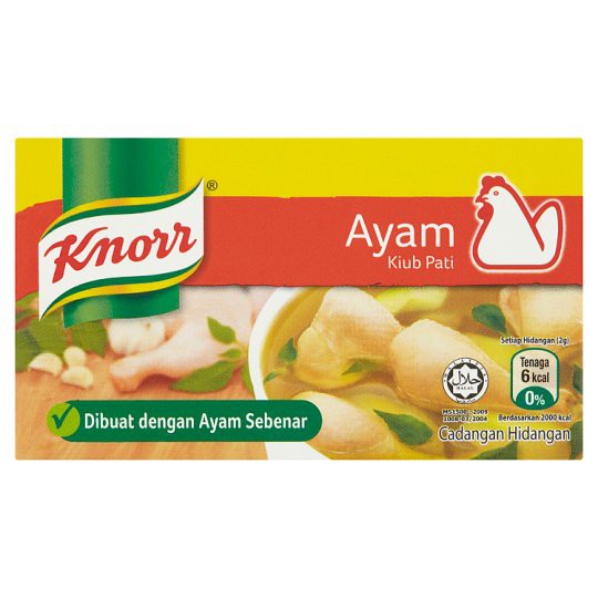 Knorr Chicken Cube/Ayam Kiub Pati/Kaldu Ayam Kiub | Shopee ...