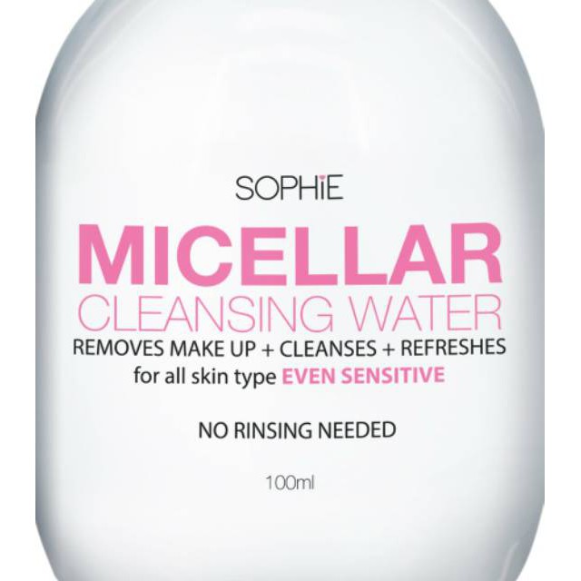 PROMO MAKEUP REMOVER SOPHIE PARIS MICELLAR CLEANSING WATER SOPHIE TERMURAH