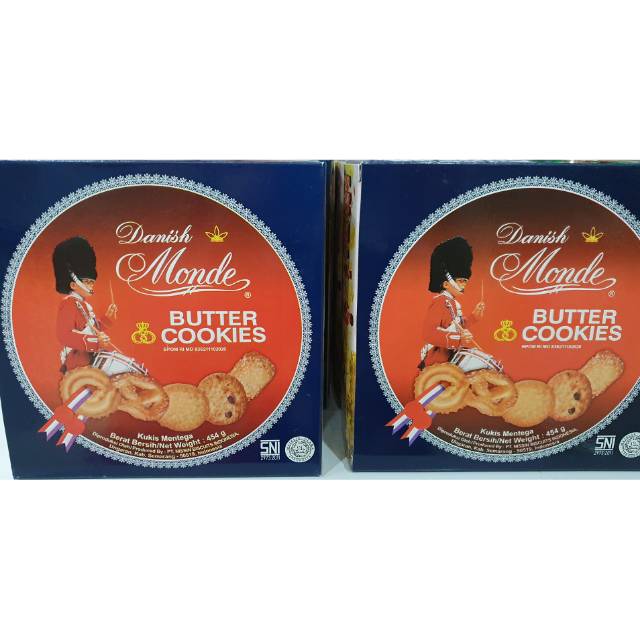 biskuit Monde Danish Butter Cookies 454gr kaleng bulat Shopee Indonesia