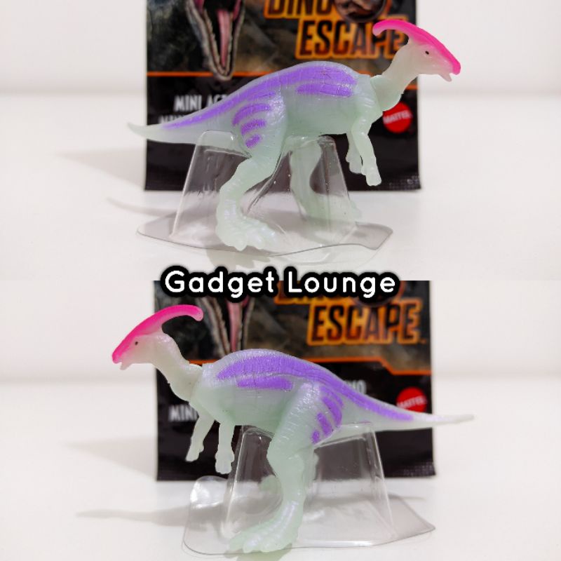 Mattel Jurassic World Mini Action Dino Escape Dinosaurus Figure : Parasaurolophus Pearl