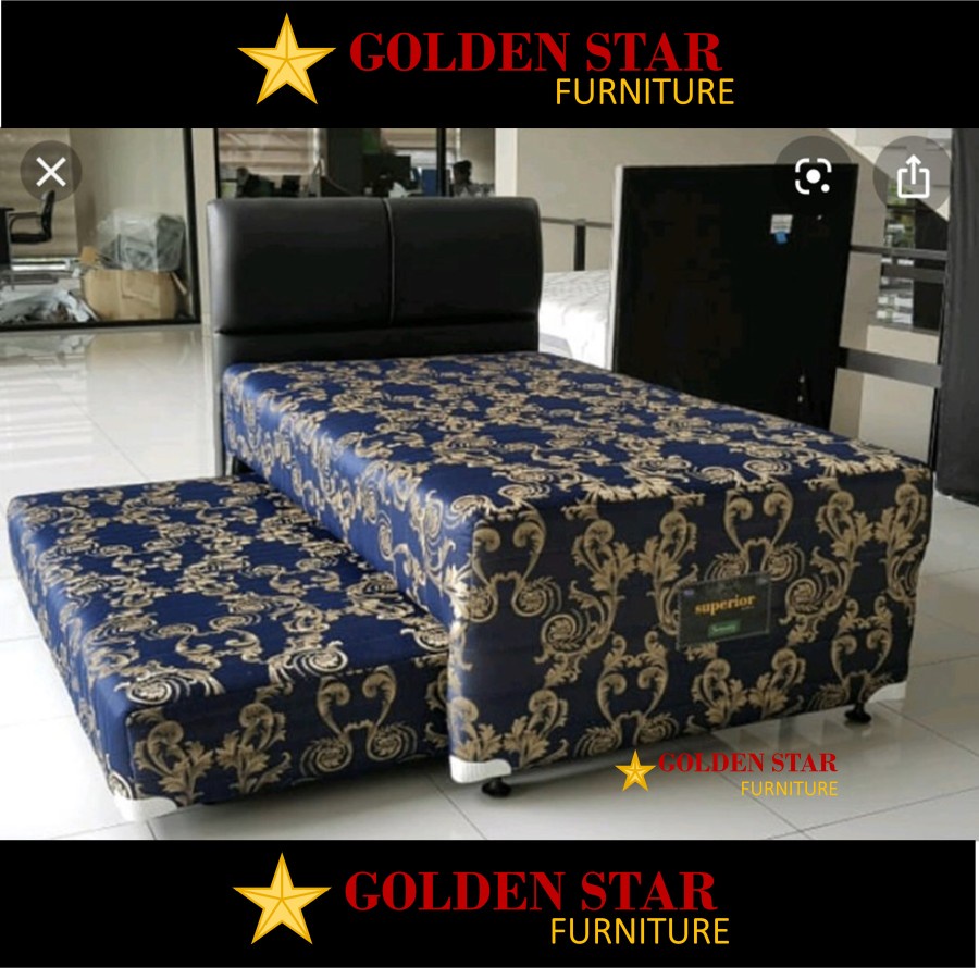 SET Bed 2in1 Twin Elite Serenity Springbed 2 in 1 spring bed 120 x 200