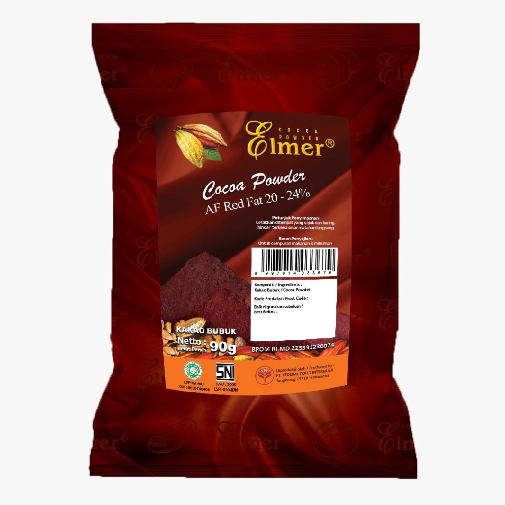 

Coklat Bubuk Elmer African Red 100 gr (0221)