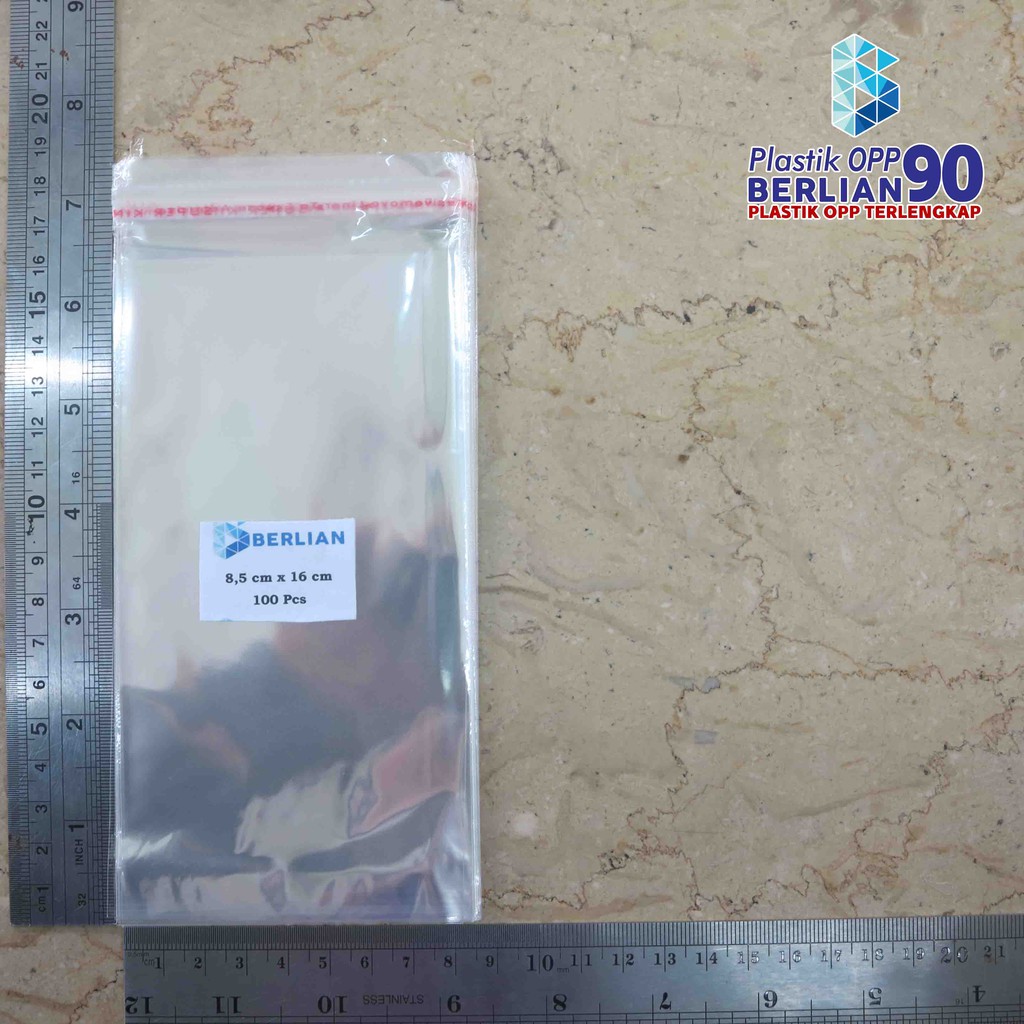 

Plastik OPP 8,5 X 16 CM 18 MIC 100LBR Lem Atau Seal