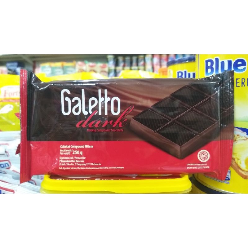 

KZ - galetto dark cokelat compound hitam 250g