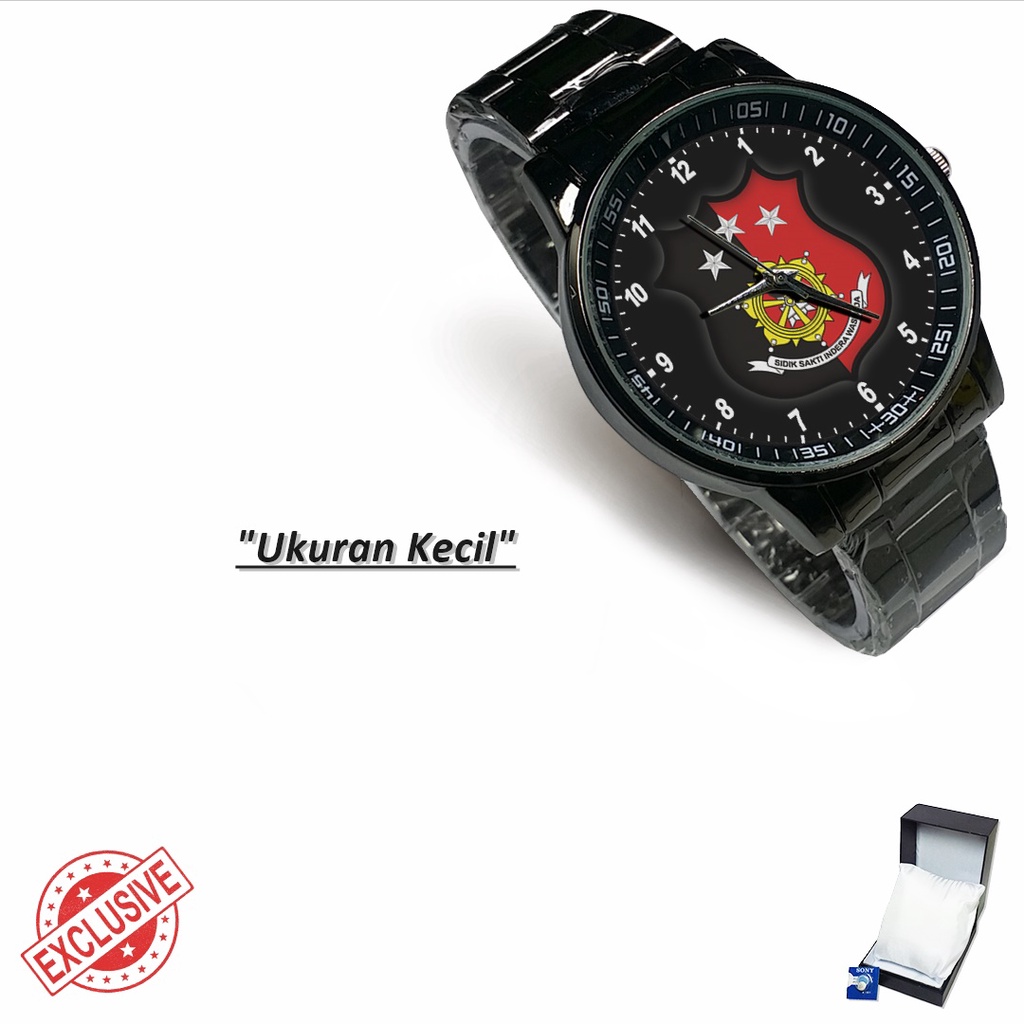 Jam Tangan Rantai Couple POLRI RESMOB - 1 (Limited Edition)