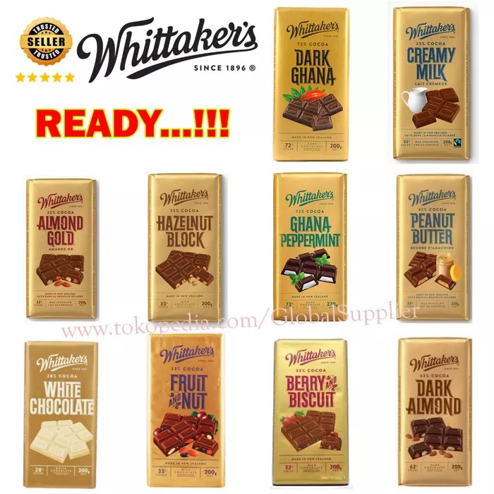 

Whittaker's Whittakers Chocolate Impor Whittaker Cokelat Coklat Grosir - 4 RASA BERBEDA