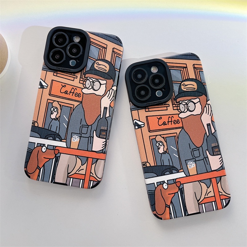 Soft case Silikon Motif Kartun Ilustrasi Untuk iphone 11 pro max 12 13 pro max X Xs max XR 7plus 8plus 7 8 se2020