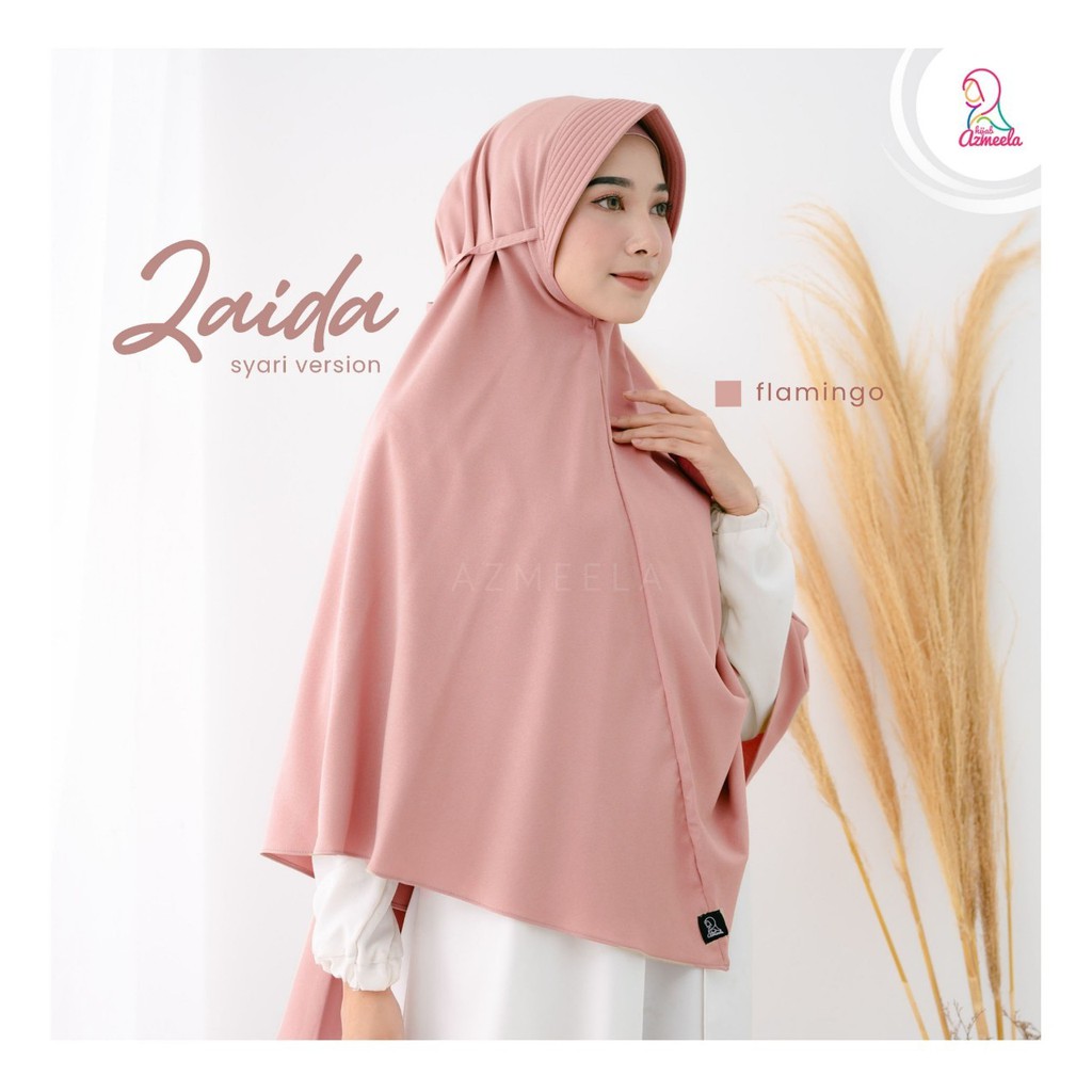 ZAIDA ZAINA SYAR'I BY AZMEELA - JILBAB INSTAN AZMEELA - JILBAB SYARI