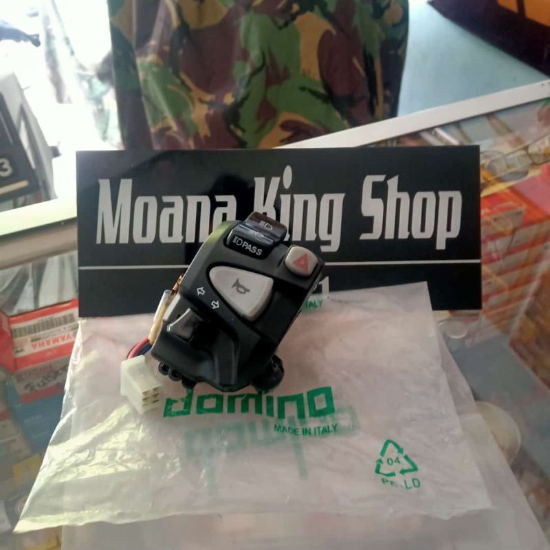 HOLDER SAKLAR KIRI DOMINO UNNIVERSALL AEROX PCX VARIO 150 125 BEAT SCOPY DLL