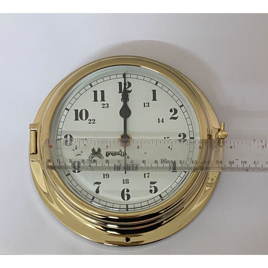 NAUTICAL QUARTZ CLOCK MARINE CLOCK 5” JAM KAPAL PERKAPALAN