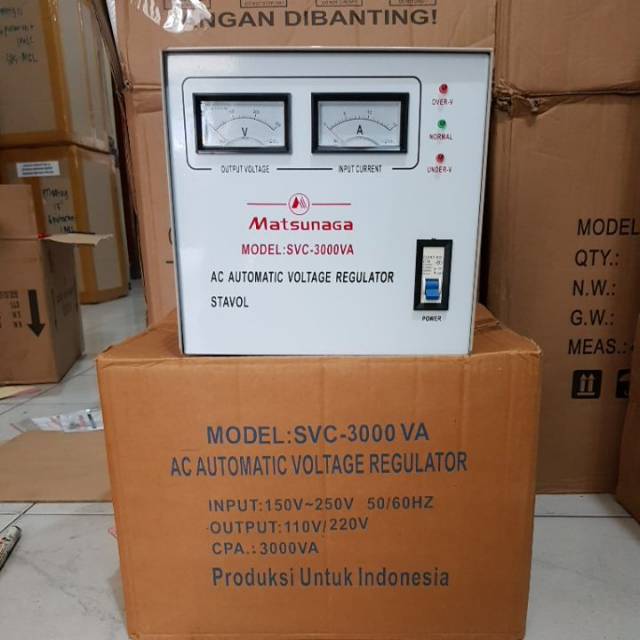 Stavol Stabilizer Matsunaga 3000w 3000watt 3000 watt stabilizer SVC 3000VA