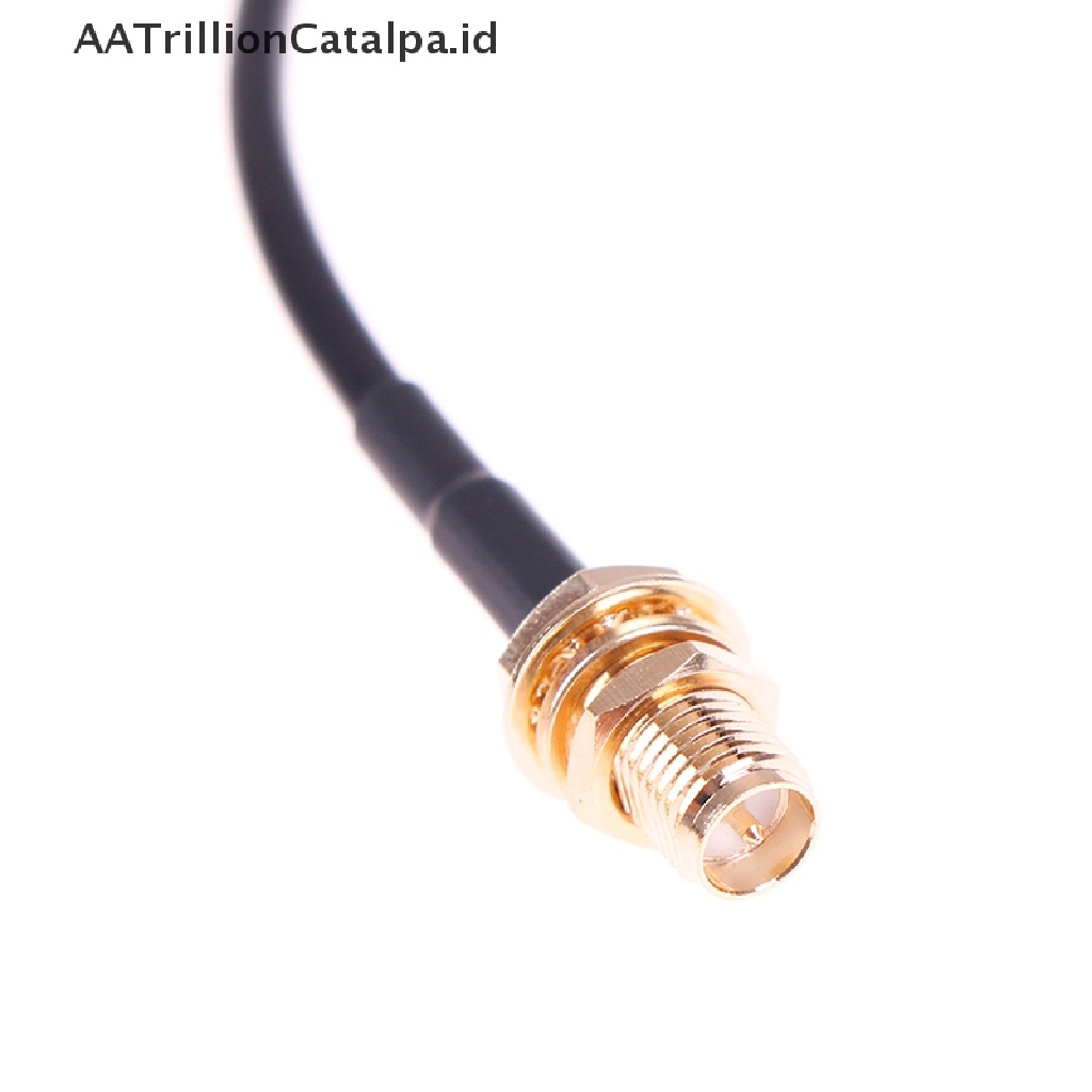 Aatrillioncatalpa 1PC Kabel extension Antena router WiFi RG174 RP-SMA male Ke female Panjang 5m