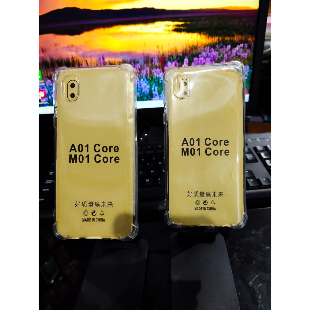 Anti Crack Samsung A01 Core A013F 5.3 inch Soft Case Jelly Tahan Benturan