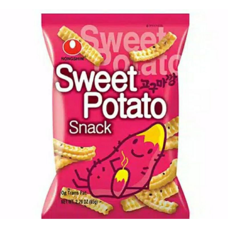 

NONGSHIM SWEET POTATO SNACK KOREA / SNACK UBI MANIS