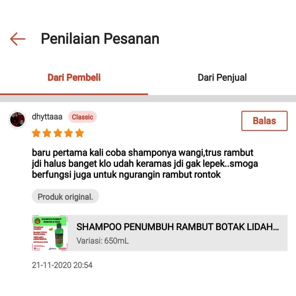 SHAMPOO PENUMBUH RAMBUT BOTAK LIDAH BUAYA SHAMPO PENYUBUR RAMBUT ANTI RONTOK DAN KETOMBE 650mL-7