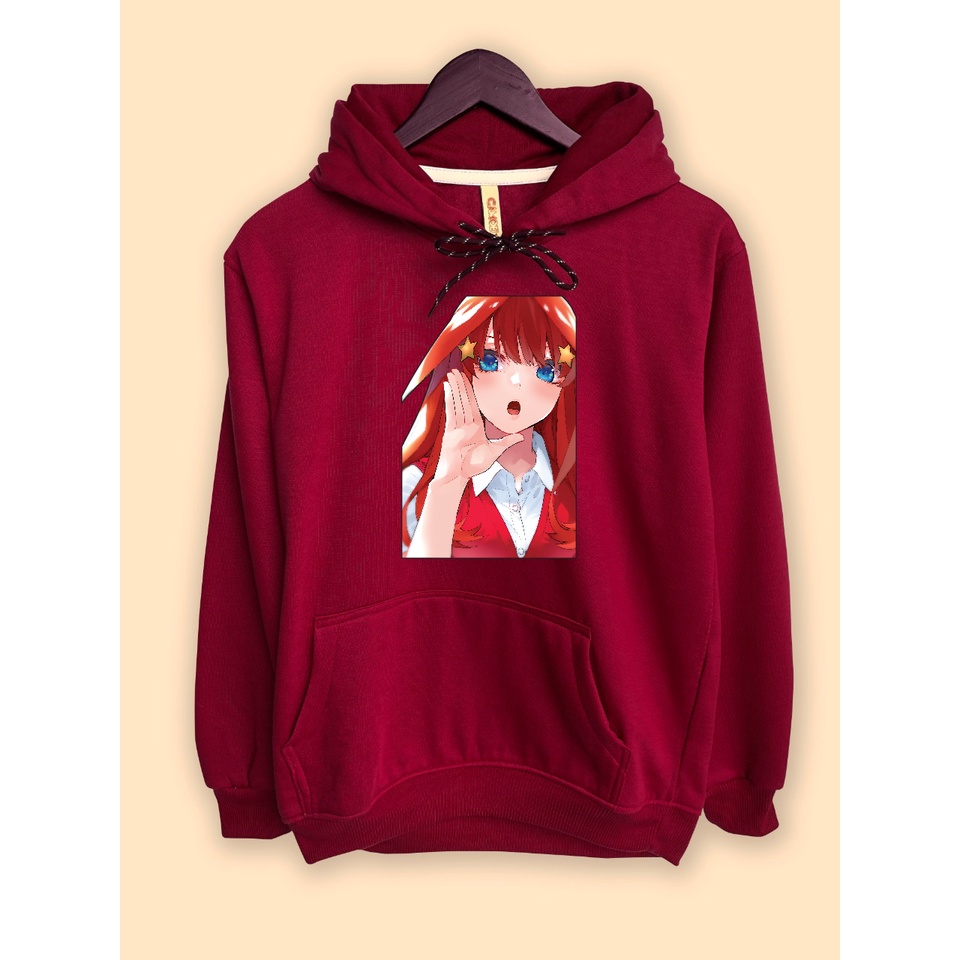 Jaket Hoodie Anime 5 toubun Nakano Itsuki