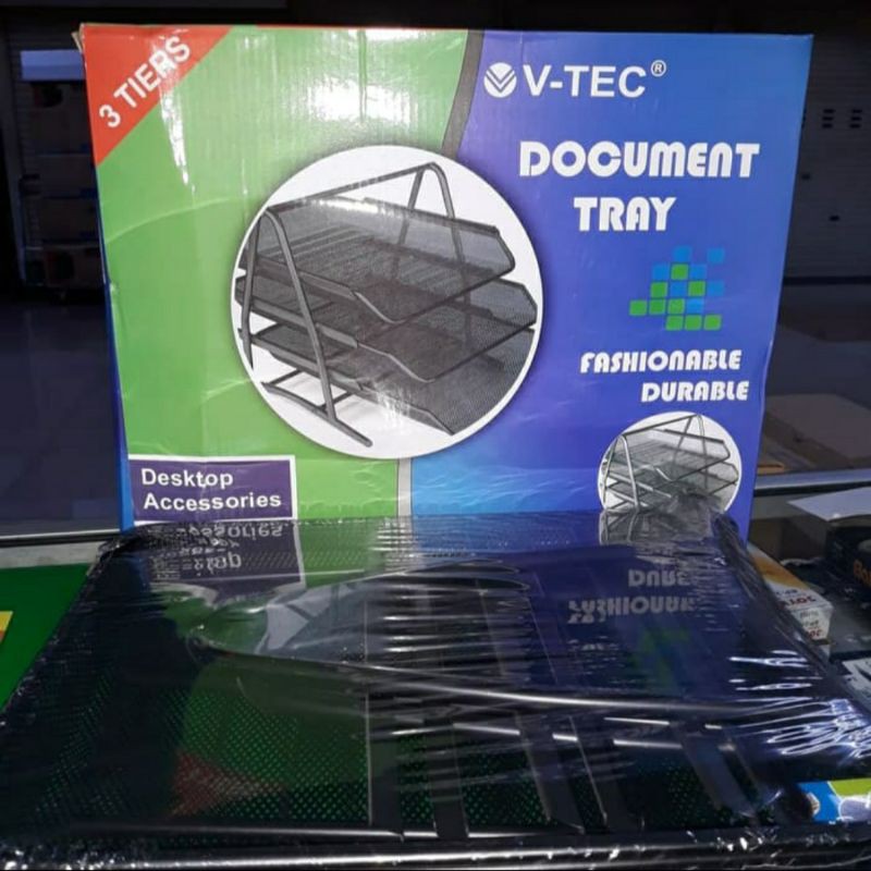 Rak Kertas Besi 3 Susun / Document Tray 3 Tiers