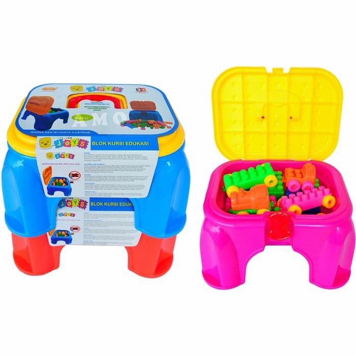 Mainan Lego Block Anak Set Meja Kursi Brick Mainan Edukasi Edukatif