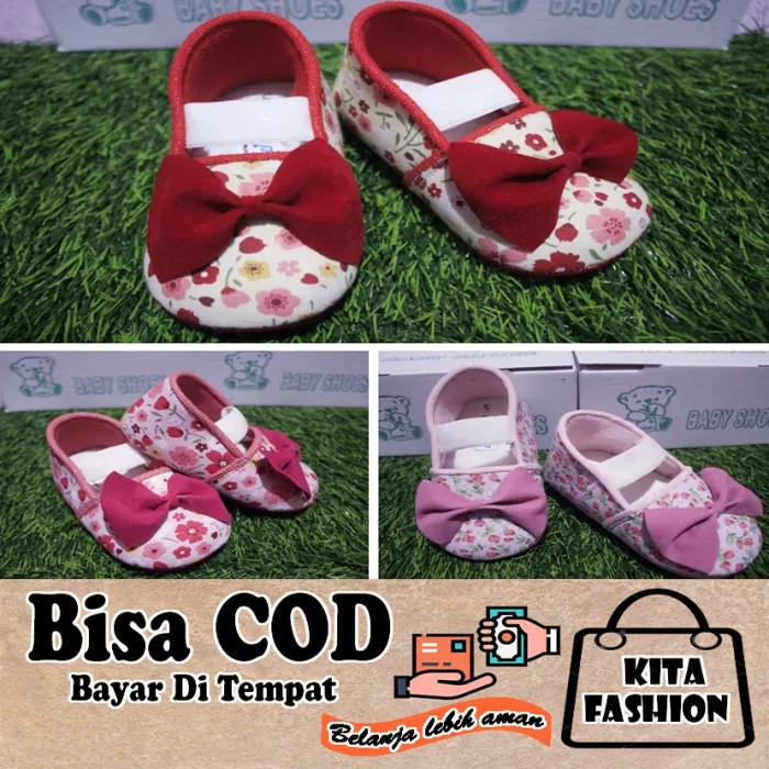 Sepatu Bayi Perempuan / Sepatu Bayi Umur 1 Tahun