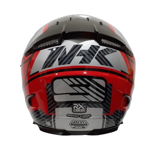 Jual Helm Nhk Rx Racer X Black Red Nhk Rx Nine Nhk Double Visor Original Nhk Shopee Indonesia