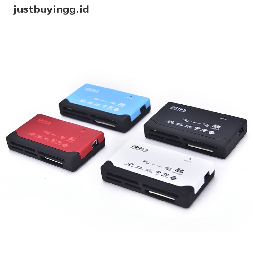 (Justbuyingg.Id) Card Reader Kartu Memori Eksternal All In One Mmc Xd Cf Ms Id