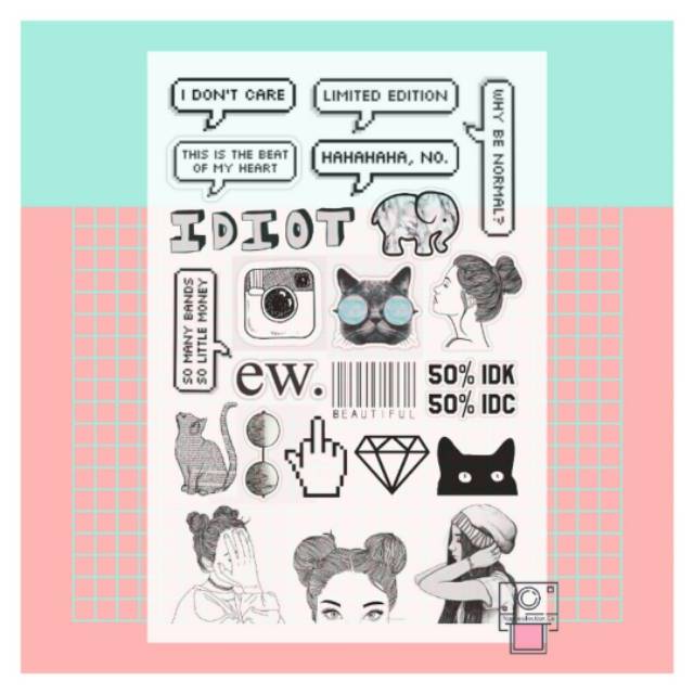

Black white Stiker tumblr