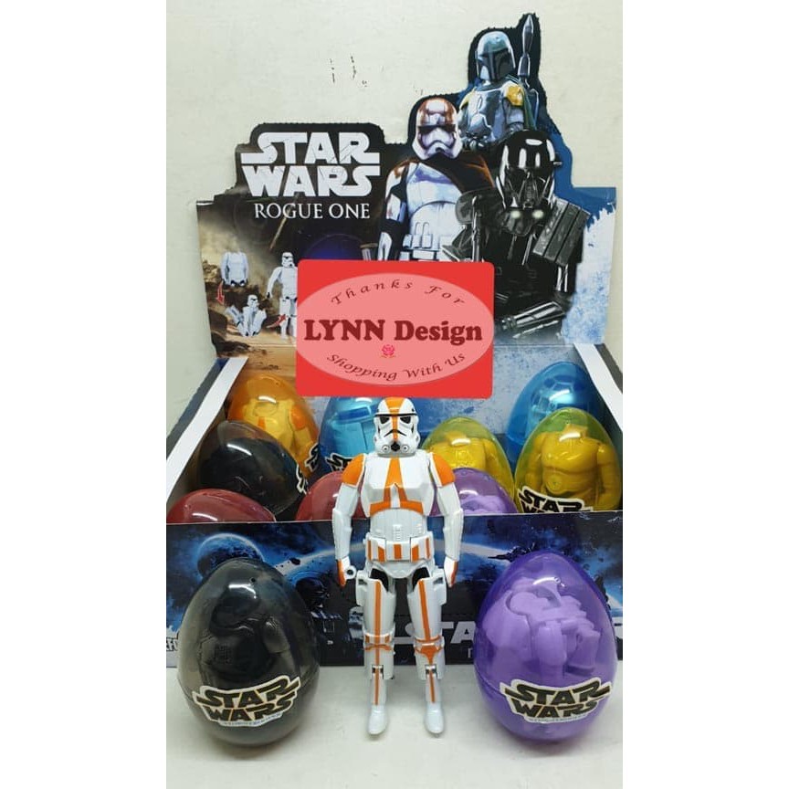 

SUPRISE EGG KINDER JOY MAINAN TELUR Telor STARWARS Transformer