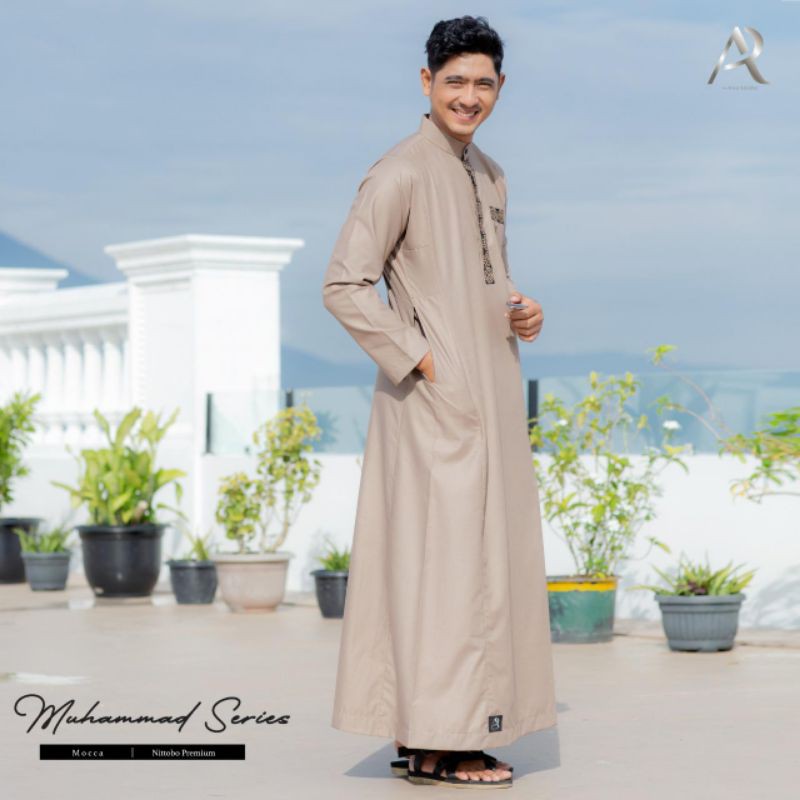 KEMEJA KOKO JUBAH KURTA MUHAMMAD SERIES AR BY AR By ARYA SALOKA