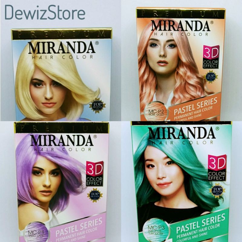 MIRANDA HAIR COLOR PASTEL SERIES (Semir Rambut Permanen)