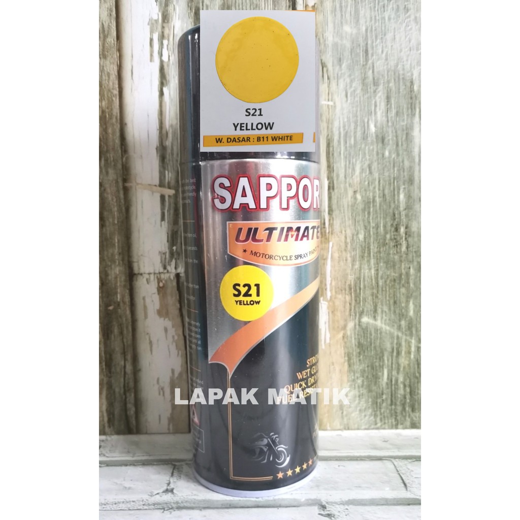 Pilok Sapporo Ultimate Yellow Kuning S21 400ML