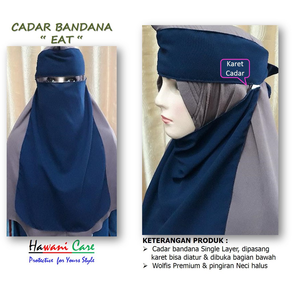 NIQAB CADAR BANDANA EAT