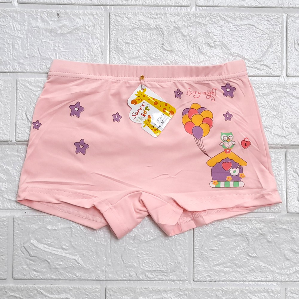 BOXER ANAK CEWEK SOREX MA 503-1 Celana Pendek Kotak Anak Cewek Kids Pants sz M L XL