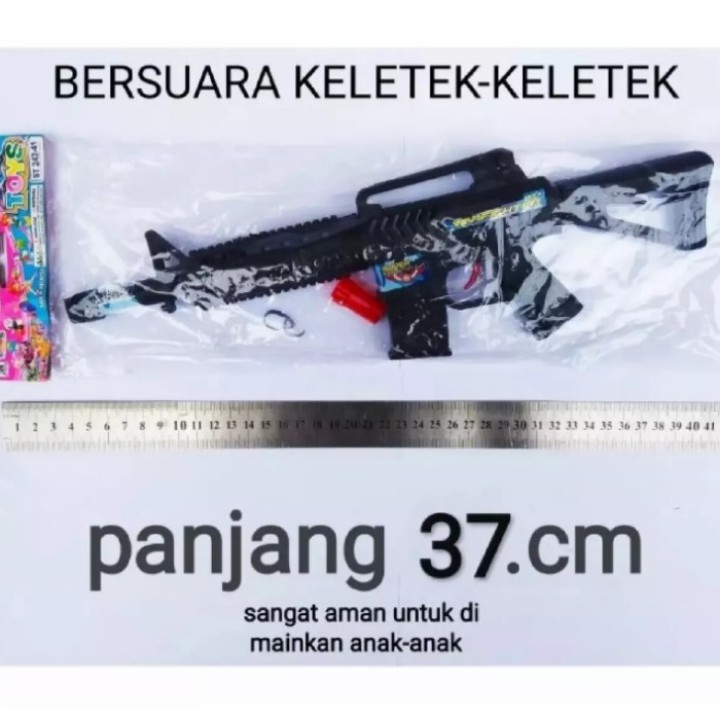 MAINAN TEMBAKAN AK47 BISA BUNYI PISTOL MAINAN AK47