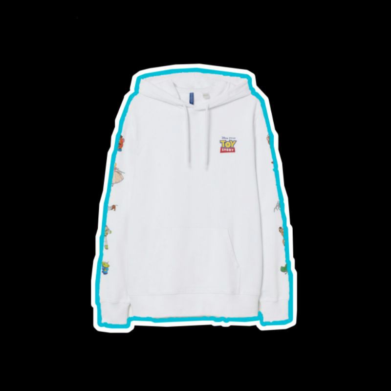 HnM Hoodie Toy Story White