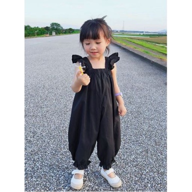 VS - Jumpsuit Hanako Anak Korean Style / Jumpsuit Bahan Premium Crepe / Jumpsuit Anak 1-6 tahun Terbaru / Baju Kodok Lucu Anak Perempuan