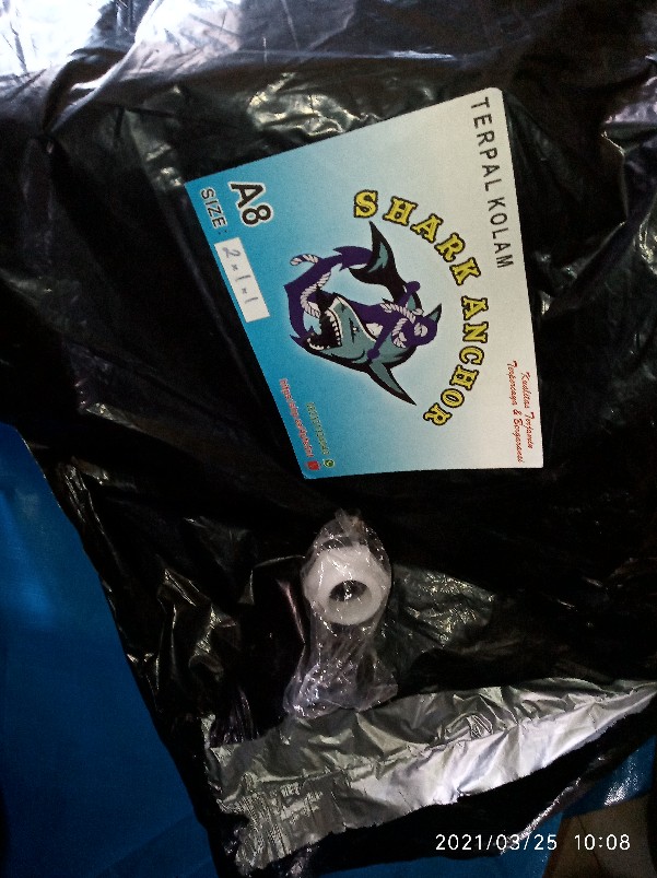 Terpal Original Korea Kolam Kotak  A8 Ukuran 2x1x1 Tebal Kuat Dan Tahan Lama