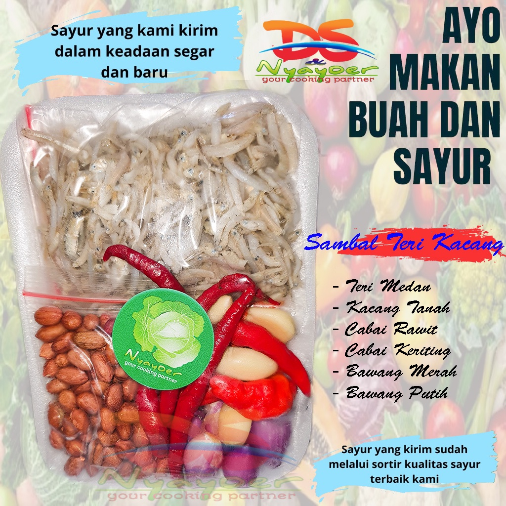 

DS Nyayoer Paket SAMBAL TERI KACANG Praktis