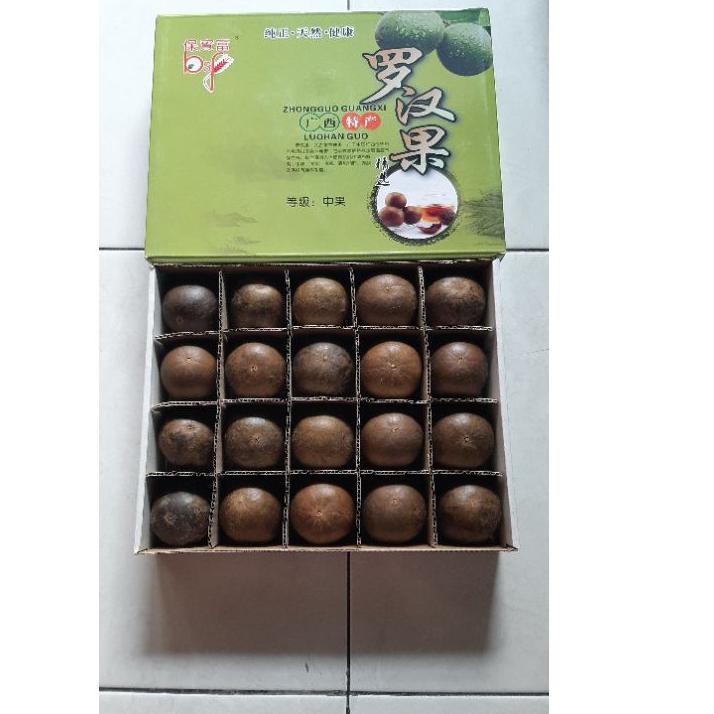 

【today】 Buah Lo han kuo Perkotak isi 20 biji