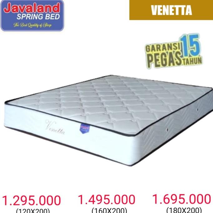 Kualitas terbaik] Kasur springbed merk javaland type Venetta 120x200