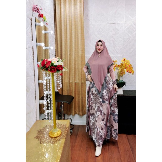 jasmin edisi maret 2022 by ashafa syari /gamis ashafa syari/gamis lebaran/gamis set khimar