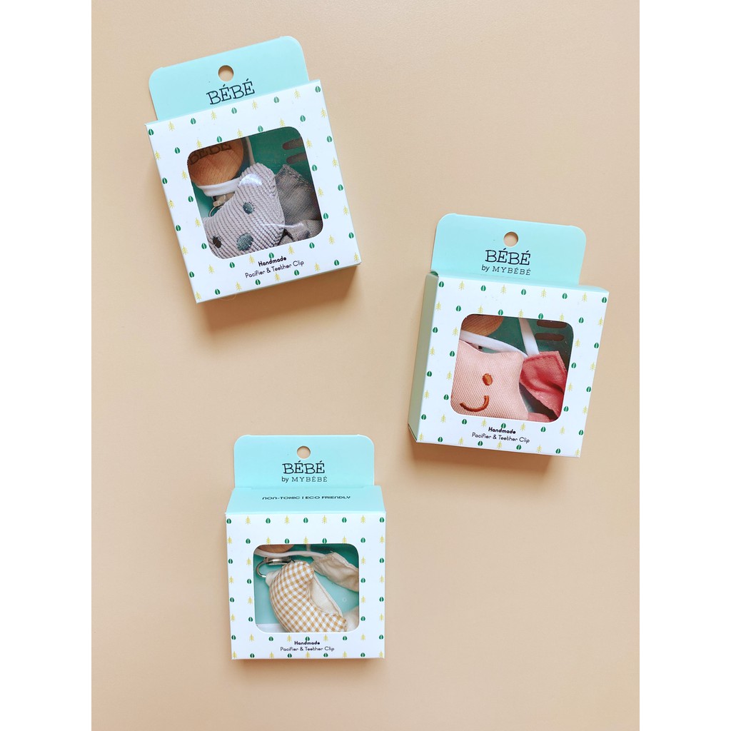 BEBE Cotton Fabric Pacifier Clip | Klip Jepitan Empeng Kain