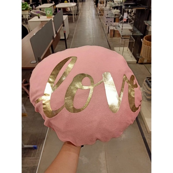 BANTAL BULAT LOVE PINK