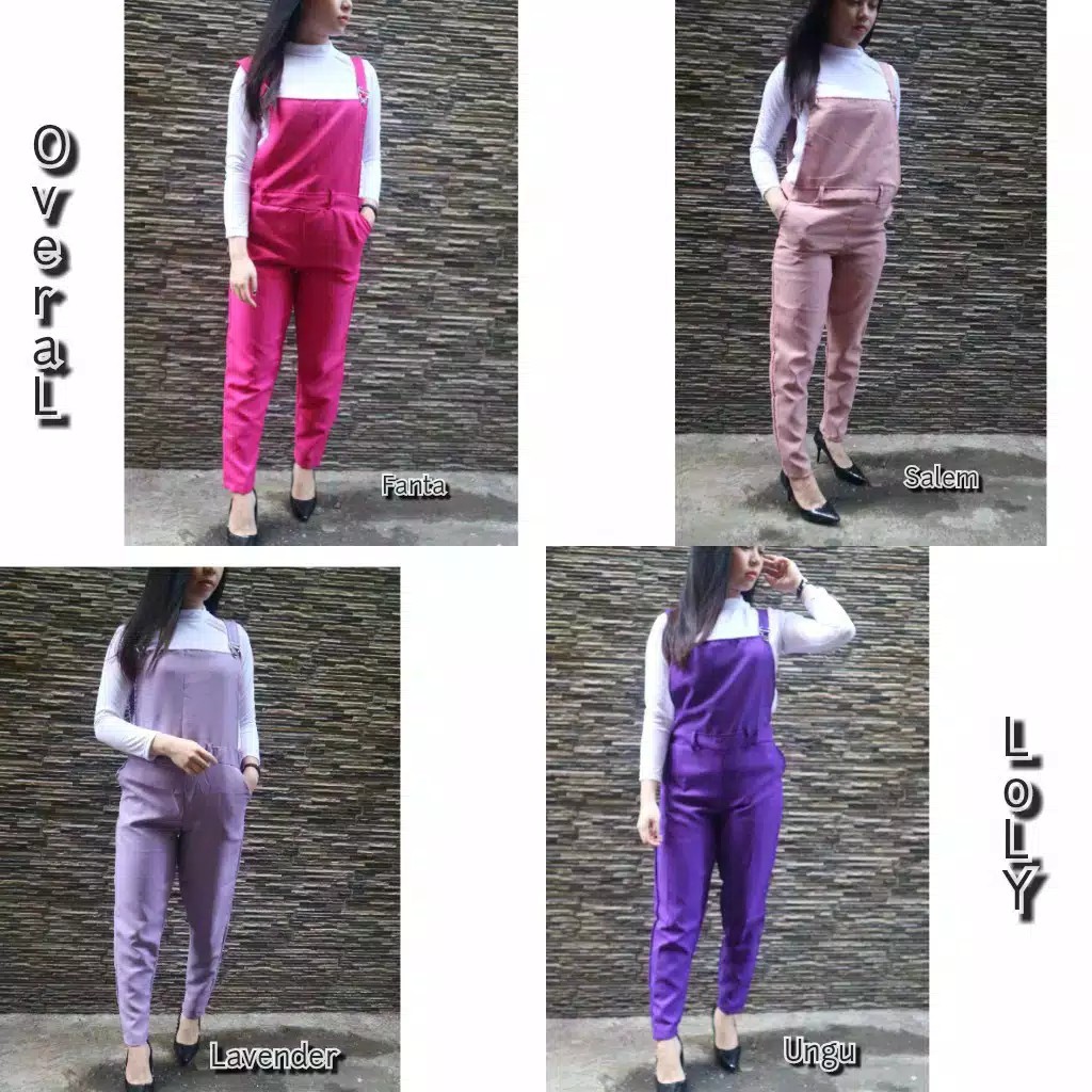 OVERALL LOLY / CELANA TEMI KODOK / JUMSUIT AKAZA